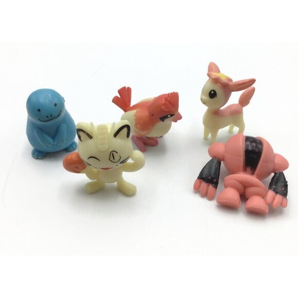 54 Pokemon Gumball Machine Micro Figures Lot 1" Character Mini Figurine Toys - Picture 8 of 10